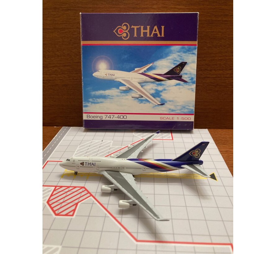 5 Stars B747-400 Thai HS-TGJ 'Haripunchai' 1:500**Collection sale [Wings exclusive]