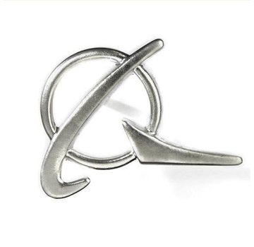 Boeing Store Pin Boeing Logo Silver