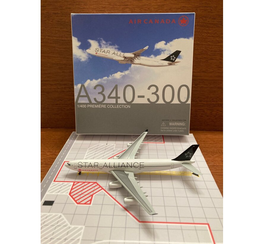 A340-300 Air Canada C-FYLD Star Alliance 1:400 **Collection sale