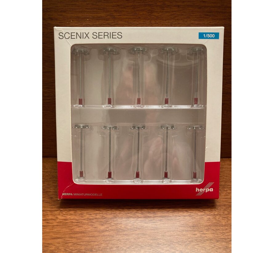 Flood lights-set of 10 1:500**Collection sale