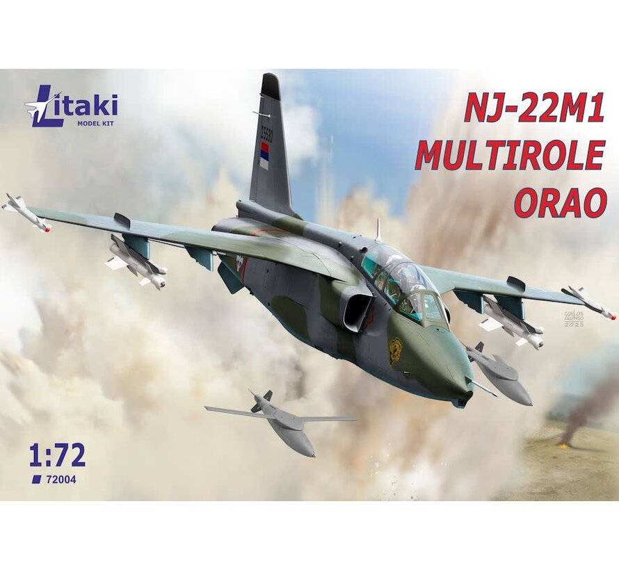 LITAKI Soko NJ-22M1 MULTIROLE ORAO-multirole strike aircraft 1:72