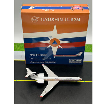 Phoenix Diecast IL62M Russia Emercom RA-86570 1:400 +New arrival+