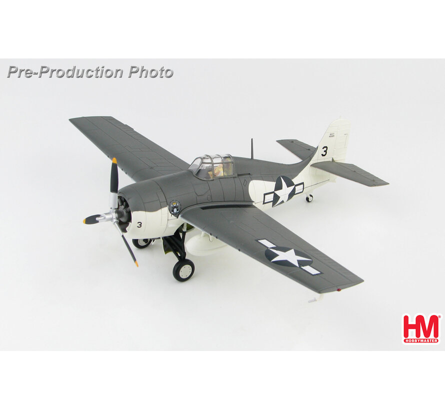 F4F-4 Wildcat VC-12 3 USS Core 1944 1:48 with stand **Collection sale