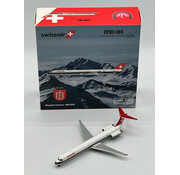 Phoenix Diecast MD81 Swissair brown cheatline livery HB-INN 1:400 +New Arrival+