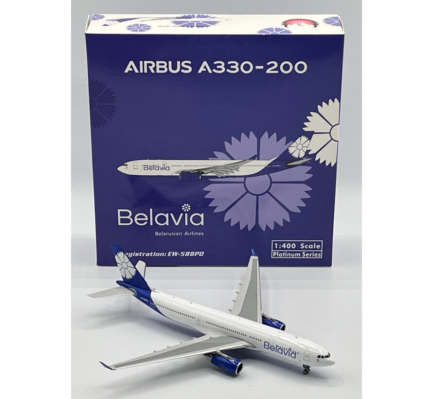 A330-200 Belavia 2016 flower livery EW-588PD 1:400 +New Arrival+