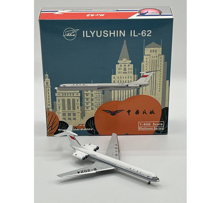 IL62 CAAC B-2024 1:400 +New Arrival+