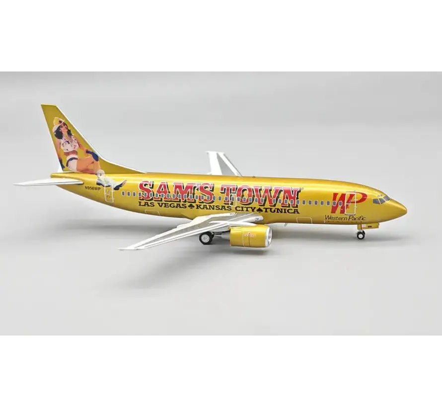 B737-300 Western Pacific Airlines Sam's Town livery N956WP 1:200 +New arrival+