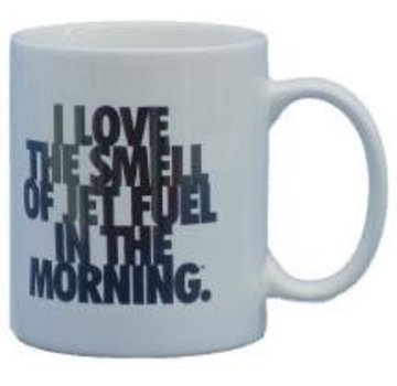 MUG I LOVE THE SMELL OF JET FUEL - WHITE