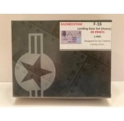 KAZAN F-16 Heavyweight Landing Gear set 1:48 [3D printed parts for Tamiya F16 kits]