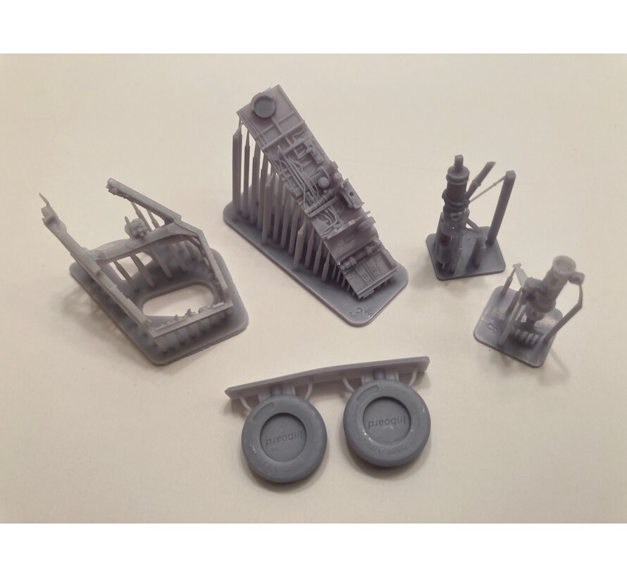 KAZAN F-4B/N Landing gear set 1:48 [3D printed set for Tamiya kits]