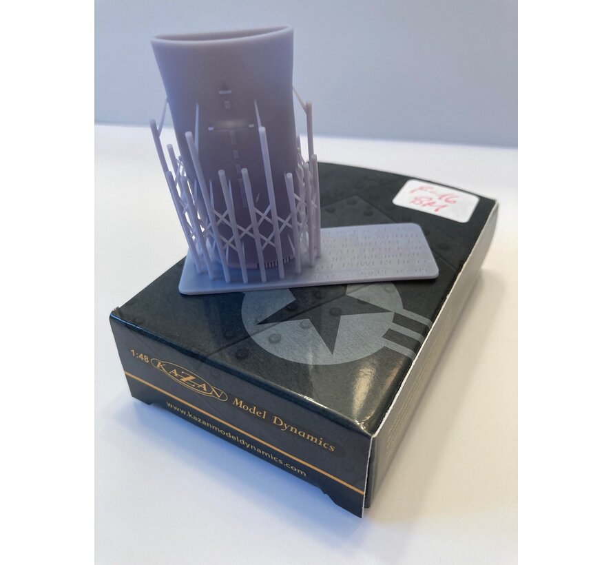 KAZAN F-16C/D 'Bigmouth' seamless intake 1:48 [3D printed for Tamiya kits]