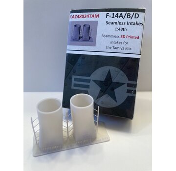 KAZAN F-14A/B/D Seamless intakes 1:48 [3D printed for Tamiya kits]
