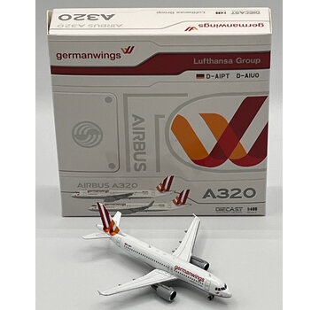 JC Wings A320 Germanwings 2nd final livery D-AIPT 1:400 +New Arrival+