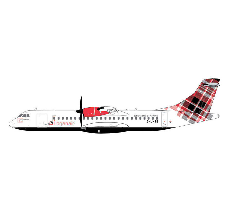 ATR72-600 Loganair red livery G-LMTE 1:400 +pre-order+