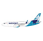 B737-700W WestJet Airlines 2018 new livery C-GWJO 1:400 +New Arrival+