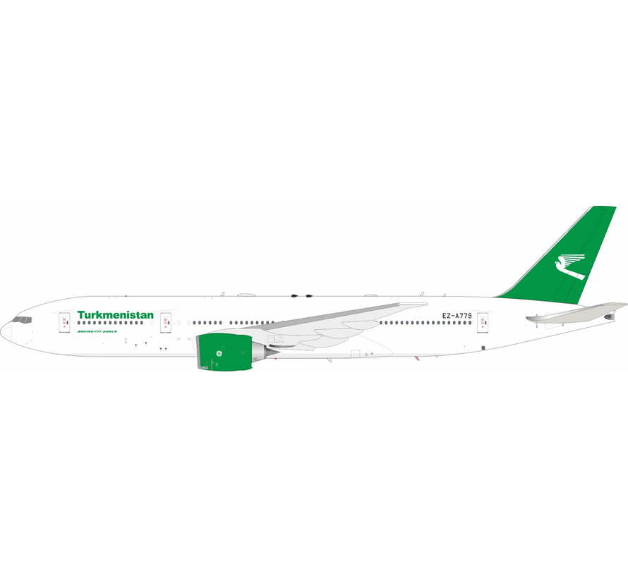 B777-200LR Turkmenistan Airlines EZ-A779 1:200 +New Arrival+