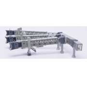 JC Wings Air Passenger Bridge 3 Piers for A380 Transparent 1:400 +pre-order+