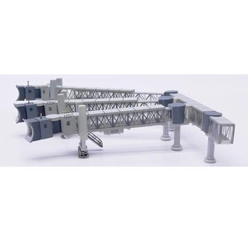 JC Wings Air Passenger Bridge 3 Piers for A380 Transparent 1:400 +pre-order+