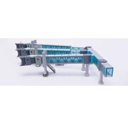 JC Wings Air Passenger Bridge 3 Piers for A380 Transparent Blue 1:400 +pre-order+