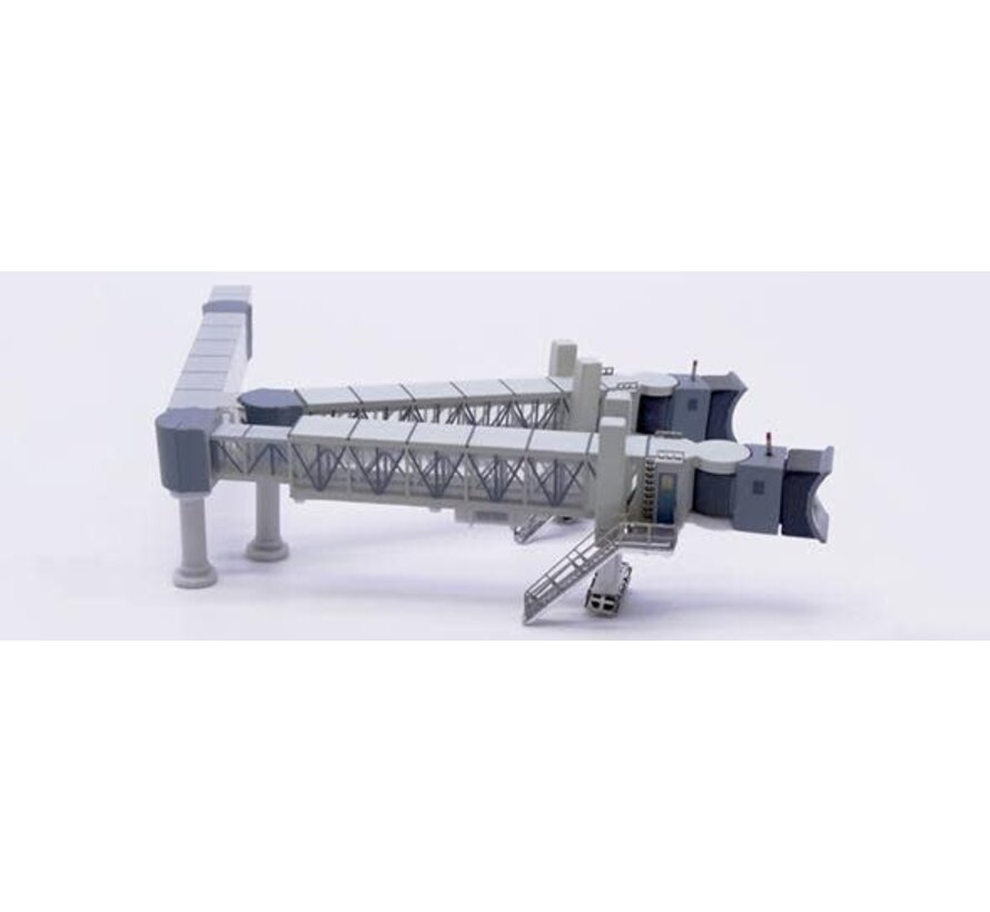 Air Passenger Bridge 2 Piers for B747 Transparent 1:400 +pre-order+