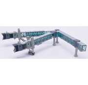 JC Wings Air Passenger Bridge 2 Piers for B747 Transparent Green 1:400 +pre-order+