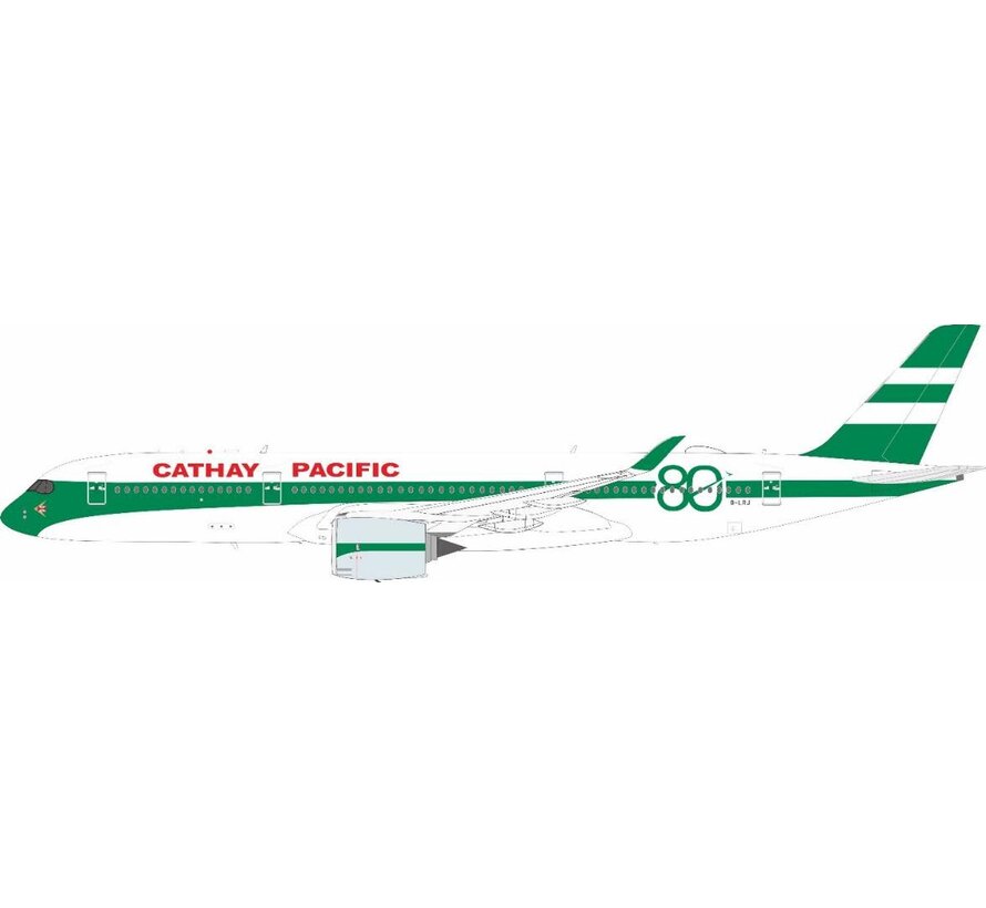A350-900 Cathay Pacific 80th Anniversary green lettuce livery B-LRJ 1:200 +pre-order+