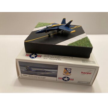 Herpa F18 Blue Angels #6 1:200 **Collection sale [missing open canopy]