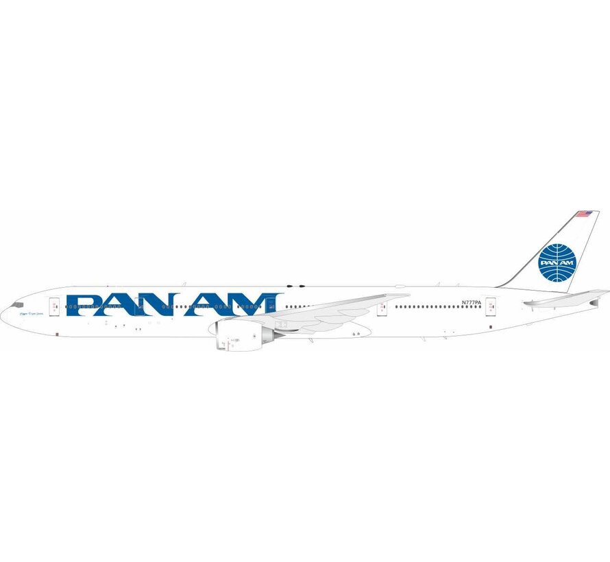 B777-300ER PAN AM Billboard titles Clipper Triple Seven N777PA 1:200  (Fantasy) +pre-order+
