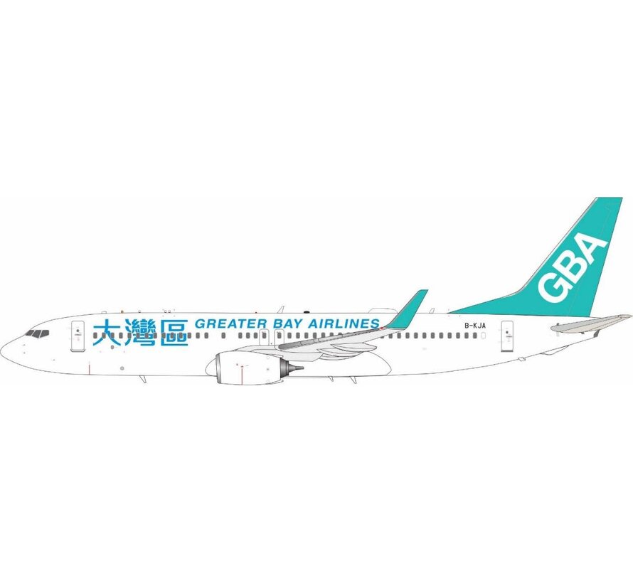 B737-800W Greater Bay Airlines B-KJA 1:200 winglets +pre-order+