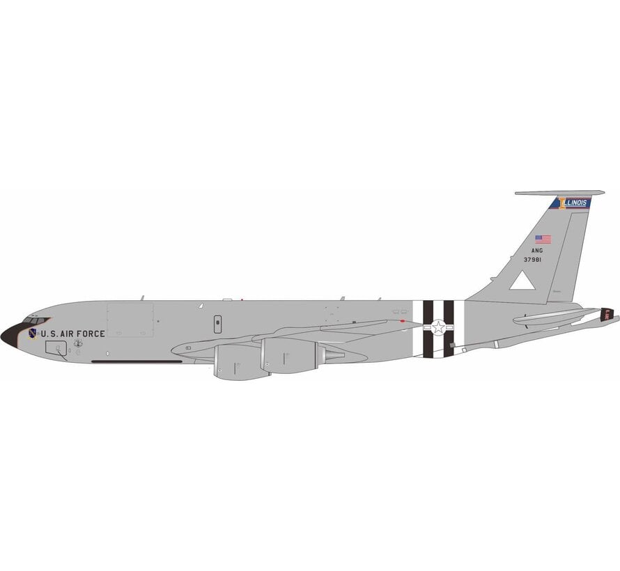 KC-135R USAF Illinois ANG D-Day stripes 63-798 1:200 +pre-order+