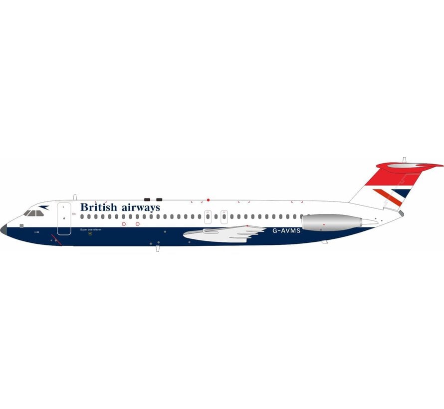 BAC111-528FL One-Eleven British Airways Negus livery G-AVMS 1:200 +pre-order+