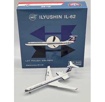 Phoenix Diecast IL62 LOT Polish Airlines SP-LAB 1:400 +New Arrival+