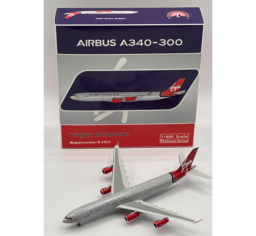 A340-300 Virgin Atlantic Dragon Lady G-VFLY 1:400  +New arrival+