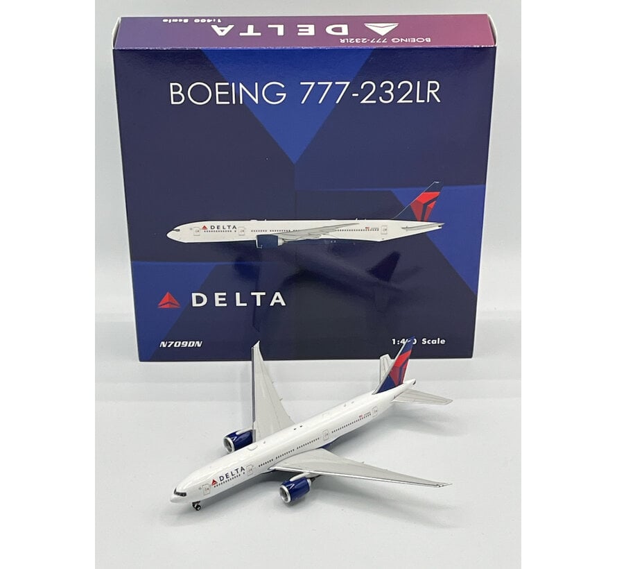 B777-200LR Delta 2007 livery N709DN 1:400 +New Arrival+