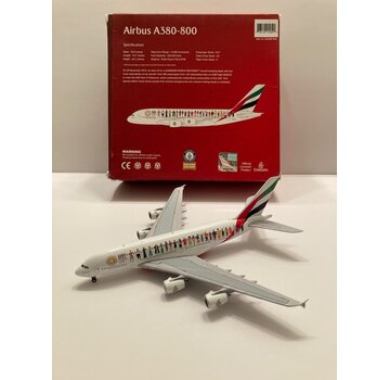Gemini Jets A380-800 Emirates Year of Tolerance livery A6-EVB 1:400**Collection sale