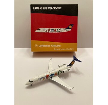 NG Models CRJ200 Lufthansa CityLine Little Europe Livery D-ACJH 1:200 **Collection sale