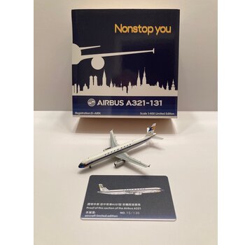 HYJL Wings A321 Lufthansa Retro Livery D-AIRX 1:400**Collection sale