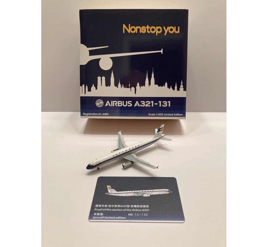 A321 Lufthansa Retro Livery D-AIRX 1:400**Collection sale