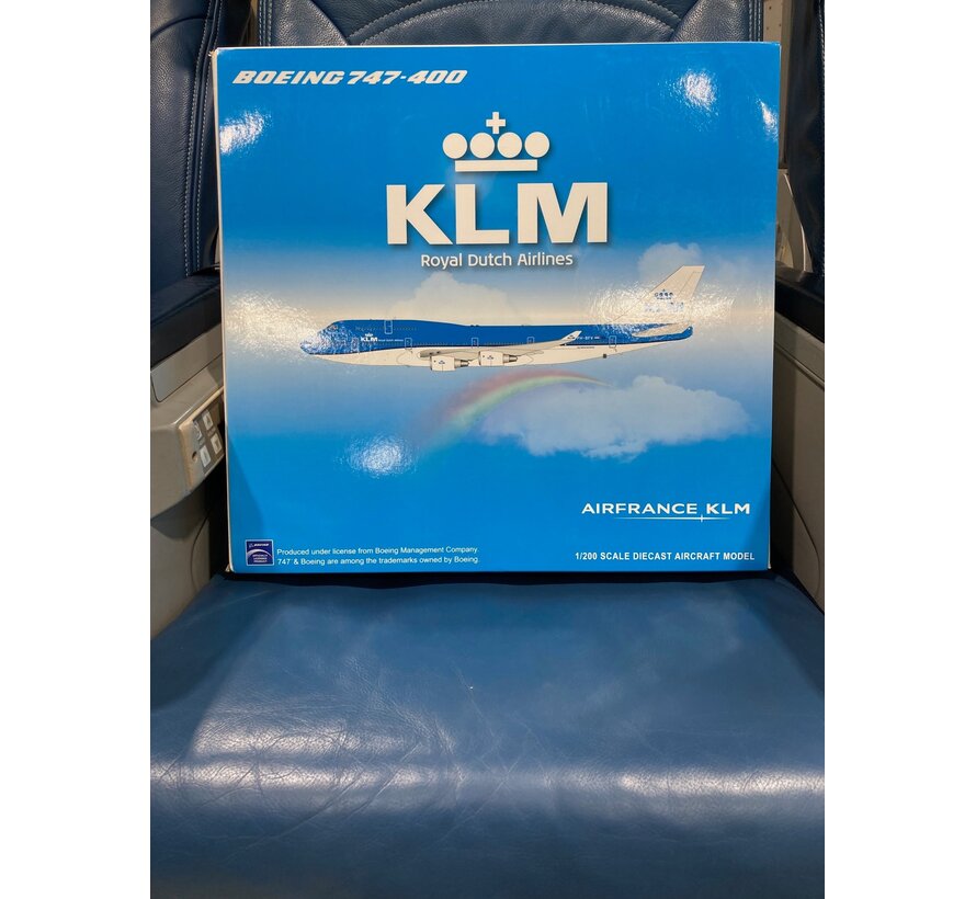 B747-400M Combi KLM PH-BFY 1:200 with stand **Collection sale