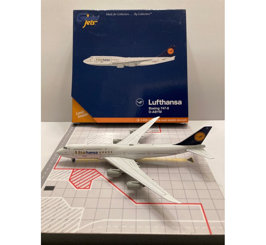 B747-8I Lufthansa 5 Starhansa old livery  D-ABYM 1:400**Collection sale