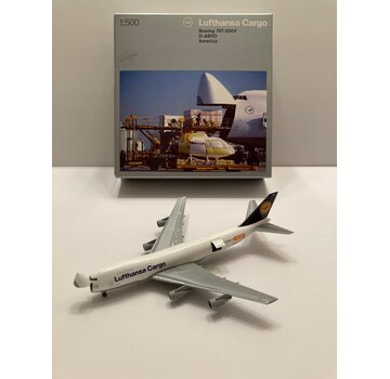 Herpa B747-200F Lufthansa D-ABYO with open nose 1:500**Collection sale