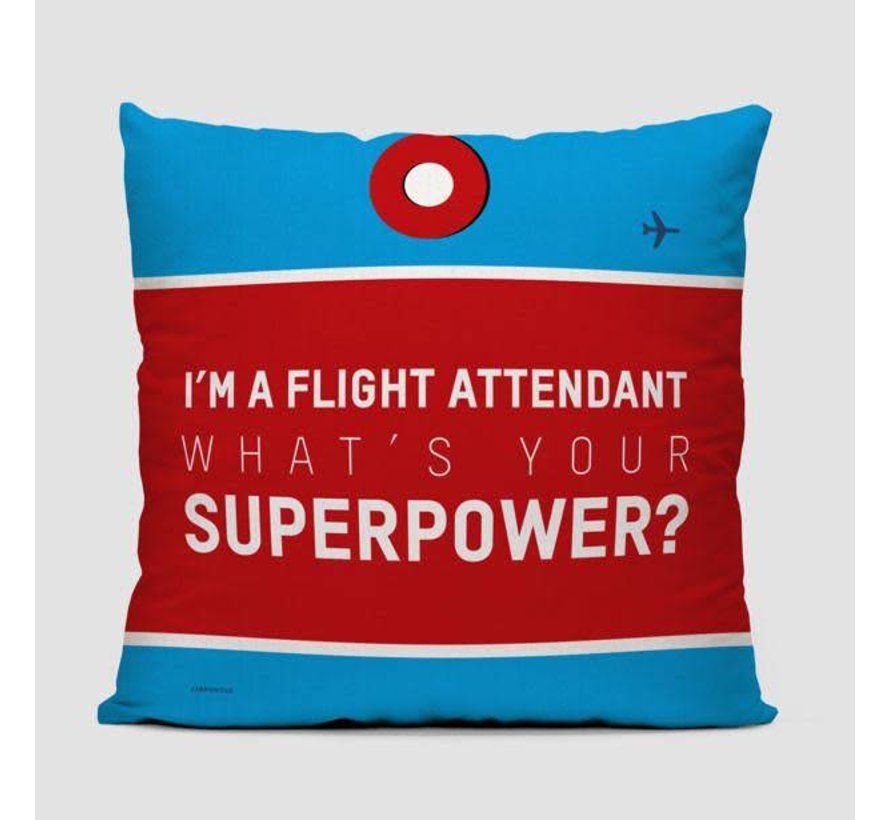 I'm A Flight Attendant Throw Pillow