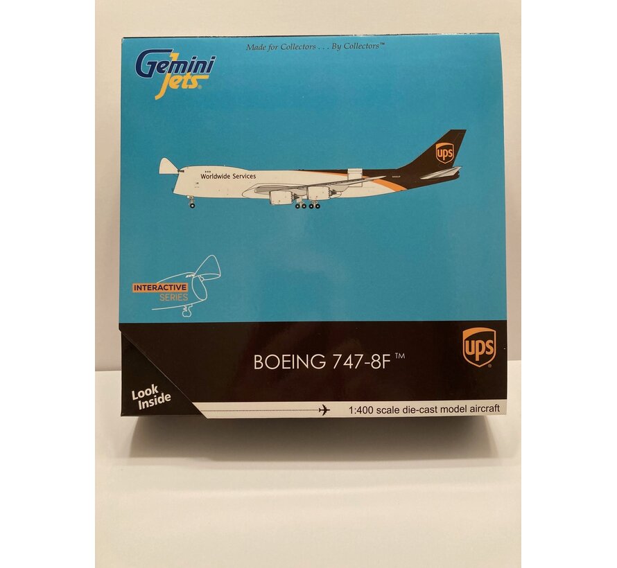 B747-8F UPS N606UP 1:400 Interactive series **Collection sale
