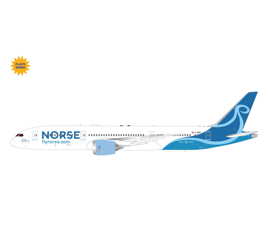 B787-9 Norse Atlantic Airways G-CKWS flaps down 1:200 *Pre-Order