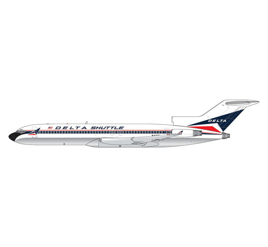 B727-200/Adv. Delta Air Lines  N413DA widget livery; polished belly 1:400 *Pre-Order