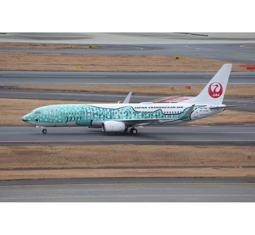B737-800W Japan Transocean Air Yui Jinbei Jet whale JA07RK 1:400 winglets NEW TOOLING +pre-order+