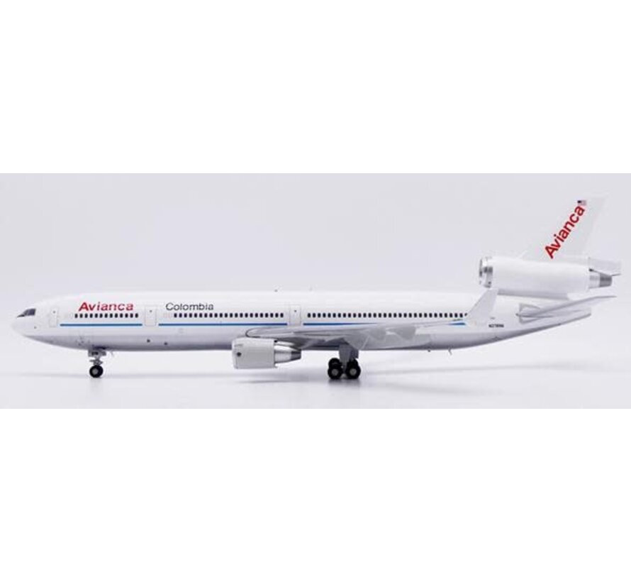 MD11 Avianca Colombia plain livery N278WA 1:200 polished +pre-order+