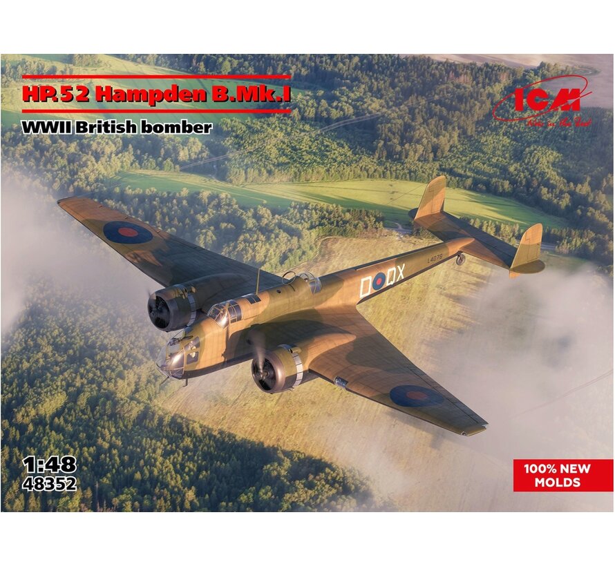 Handley-Page Hampden B Mk.I 1:48 New tool 2025