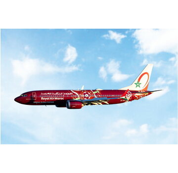 Phoenix Diecast B737-8 MAX RAM Royal Air Maroc Africa Cup Morocco 25 CN-MAX 1:400 +pre-order+