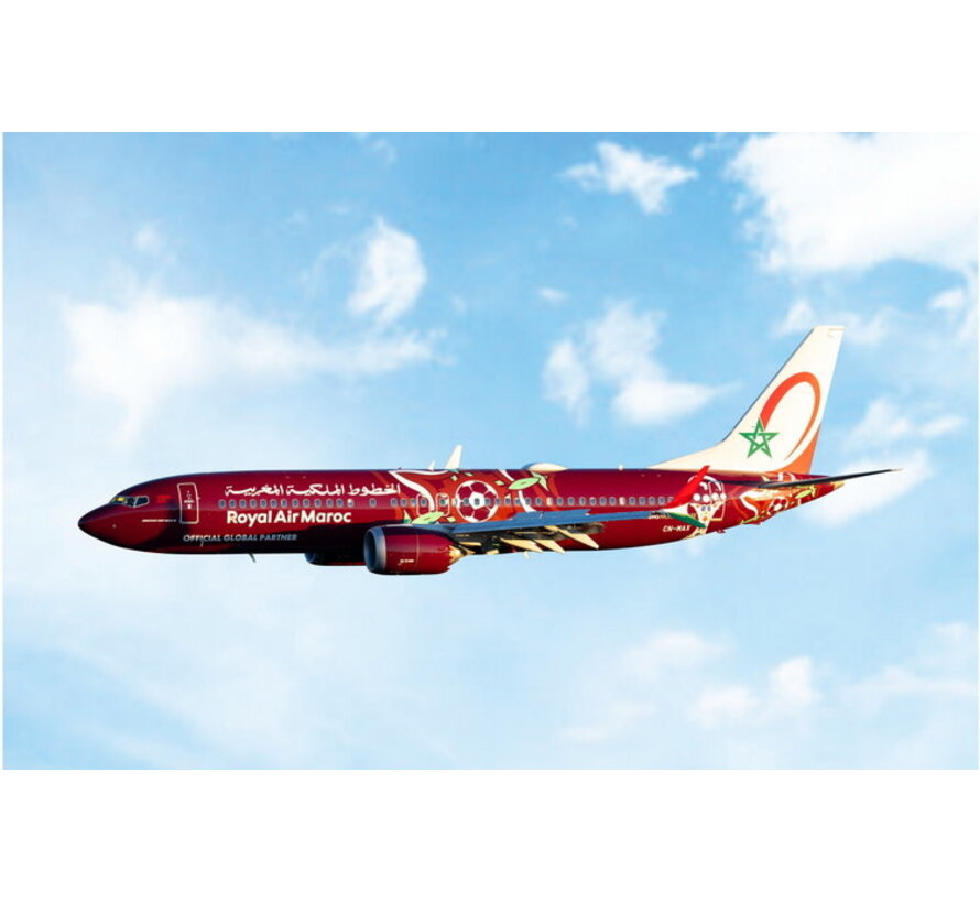 B737-8 MAX RAM Royal Air Maroc Africa Cup Morocco 25 CN-MAX 1:400 +pre-order+